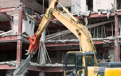 解体工事施工開始